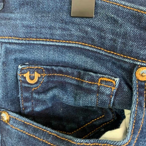 True Religion Becca Mid-rise Bootcut Jeans Size 30 Inseam 32 - Picture 4 of 10